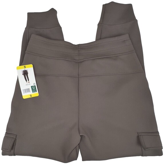 32 Degrees Heat Ladies Size Small Tan Brown Cargo Jogger Sweat Track Pant - Picture 4 of 10